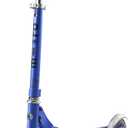 Micro Kickboard | Sprite Foldable Kid & Teen Scooter for Ages 6+ | Children up to 220 lbs | 2 Wheel | Compact for Travel & Storage | Adjustable T Bar | Smooth Ride PU Wheels | Swiss Design, Sapphire Blue 120/100 mm