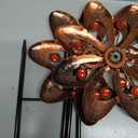 2PC Metal Wind Spinners Outdoor, 360 Wind Sculpture Spinner with Metal Stake, Waterproof Spinners Green Kinetic Wind Spinner for Yard Lawn Decor (A- Vintage Copper) (A- Vintage Copper 2pc)