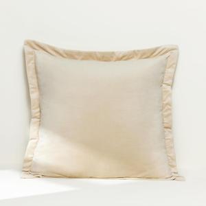 Lush Decor - Euro Sham Covers, 2-Piece Velvet Pillow Covers, Super Soft Home Essentials (Velvet Dreams Neutral, 25.5" x 25.5")