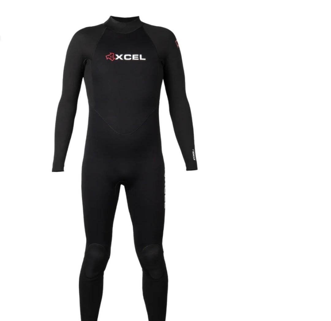 XCEL Men's Axis, Back Zip Full Wetsuit, Easy Entry, High Performance Stretch, Size 2 Xl