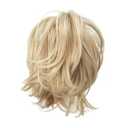 Women Short Synthetic Clip In Ponytailtail Extension Hairpiece Hair Solid Color Wigs (16H613)