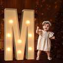 Tongjoy 3FT Marquee Light Up Letters for Baby Shower Party Backdrop Decor, Marquee Letters for Birthday Wedding Engagement Party Decorations