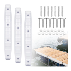 Menkxi Dock Fenders 42.13 x 5.91 x 3.94 Inches Long Dock Bumpers Straight-Edge Boat Fenders UV-Resistant Marine Vinyl Boat Bumpers for Docking Guard Vertical Protection
