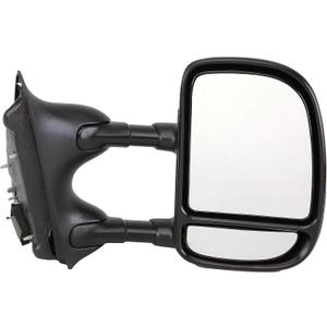 Dorman 955-1123 Passenger Side Manual Door Mirror - Folding Compatible with Select Ford Models, Black
