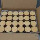 AISIPRIN Glass Spice Jars with 398 Labels, 24 pcs 4oz Spice Containers with Bamboo Lids, Square Spice Bottles With Shaker Lids,Spice Organization for Cabinet,Drawer,Rack,Seasoning Organizer