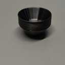 uxcell 10pcs Stainless Steel Dishes, 1.5OZ Small Metal Dipping Bowl Serving Dishes Condiment Cups for Home Party Restaurant Picnic Travel, Round Black