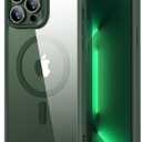 ESR for iPhone 13 Pro Max Case, Compatible with MagSafe, Shockproof Military-Grade Protection, Yellowing Resistant, Magnetic Phone Case for iPhone 13 Pro Max, (HaloLock), Clear Green