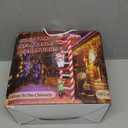 Joliyoou 10FT Christmas Inflatable Decorations, Hawaii Beach Themed Giant Lighted Ladder Blowups Climbed with Penguin, Reindeer, Santa, C7 String Lights for Xmas Holiday Decor