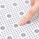 Soft Bathroom Carpet 3 Piece Bathroom Rugs and Mats Set Bath Mats Set with U-Shaped Toilet Floor Mat Rugs andToilet Lid Cover Mat (Orange)