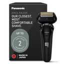 Panasonic ARC6 Electric Razor for Men Face, Wet & Dry Shavers for Men with Foil Shaver, Pop-up Trimmer, Ultra-Fast 6-Blade, Smart Shave Sensor, 22D Flexible Pivoting Head - ES-LS8A-K (Black)