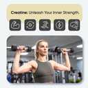 WeightWorld Sugar Free Creatine Gummies 5g (5000mg) | Pre & Post Workout Gummy | 90 Vegan Creatine Monohydrate Gummies for Men & Women (1 Month Supply) - 3 per Day | Non-GMO, Natural Lemon Flavor, BEST BY 12/2027