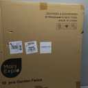 10 Panels No Dig Decorative Outdoor Garden Fence with Gate, 32 in(H) X 23.6 ft(L) Animal Barrier Fencing, Rustproof Portable Fence, Temporary Dog Fence Outdoor for Yard, Outside, Backyard