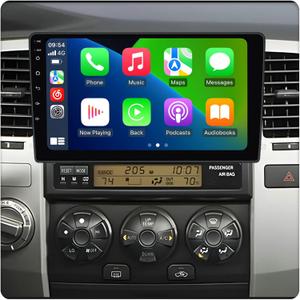 2+64GB Android Radio for Toyota 4Runner 2003 2004 2005 2006 2007 2008 2009 Stereo Upgrade Dash Kit GPS Navigation,9" IPS Touch Screen Head Unit w/Car-Play/Android Auto/AHD Camera (for JBL/NO JBL)