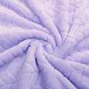 Baby Blanket Flannel, Cozy Throw Blankets for Newborn Infant and Toddler, Super Soft and Warm Receiving Baby Blanket for Crib Stroller (Purple 4050")