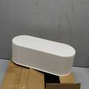 Marsui 2 Pcs White Cable Management Box Cord Hider Organizer with 46 Pcs Cable Management Kit Wire Box for Power Strips Surge Protectors Desk TV Computer Wires(White)