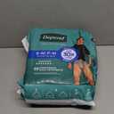 Depend Fresh Protection Adult Diapers, Incontinence Underwear for Men, Disposable, Maximum, Small/Medium, Grey, 19 Count