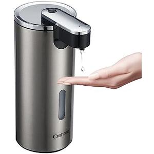 Automatic Soap Dispenser, Automatic Soap Dispenser Touchless, Kitchen & Bathroom, 3 Adjustable Volume for Liquid Soap, Water-Resistant, Hotel, Restaurant and School, Clog-Free, Stainless Steel