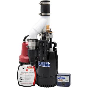 THE BASEMENT WATCHDOG Combo Model CITE-33 1/3 HP Primary and Battery Backup Sump Pump System with 24 Hour a Day Monitoring Controller