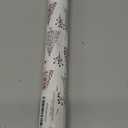 Homeral Christmas Wrapping Paper Roll - 3D Embossed Snowflakes, Trees and Stars with Red Foil Metallic Shine Gift Wrap for Christmas, New Year Celebration, Holiday - Mini Roll - 17 Inch x 33 Feet (17in*32.8ft(46.8sqft))