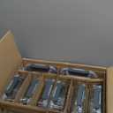 VERONES 10 Pack 22 OZ Glass Meal Prep Containers, Airtight Glass Lunch Containers Set, Glass Food Storage Containers with Lids, Exclusive of BPA, for Microwave, Oven, Freezer & Dishwasher Friendly, Grey