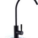 WEWE Matte Black Drinking Water Faucet Non Air Gap Stainless Steel Filtered Faucet for Kitchen Sink Reverse Osmosis System