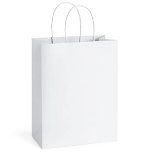 BagDream White Gift Bags with Handles