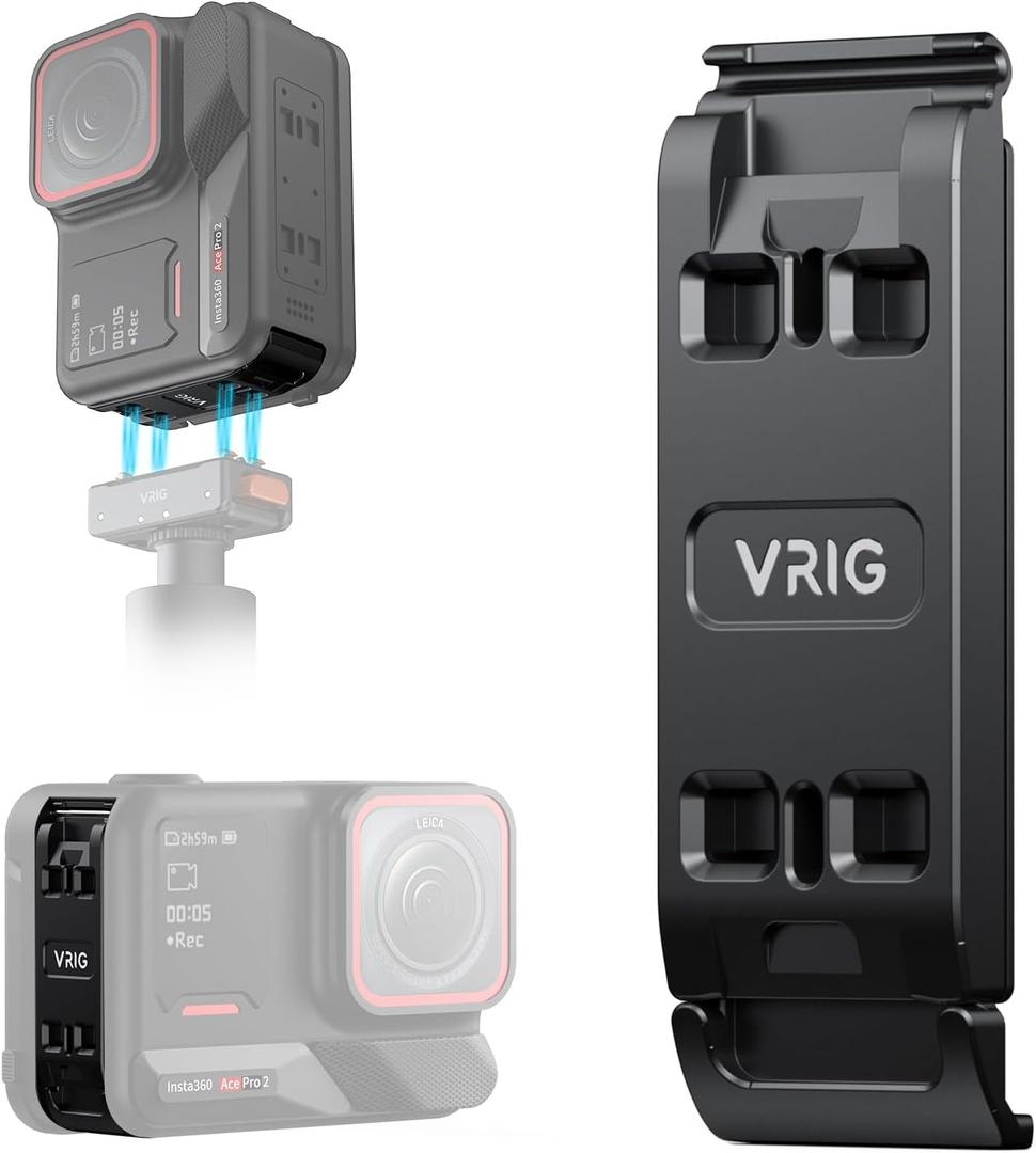 VRIG Insta360 AcePro2 Battery Cover, Replacement Magnetic Battery Cover for Insta360 AcePro2/Ace pro 2 ACE/AC Camera,Vertical Shooting Quick Release Adapter Accessory