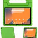 Kids Case for Onn 10.1 Tablet Case 2024 Gen 4(Model:100135925),EVA Shockproof Lightweight Handle Stand Cover for Onn Tablet 10.1 Cases,Green