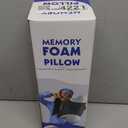 Cervical Neck Pillows with Memory Foam - Neck Pillows for Pain Relief Contour Memory Foam Pillows Ergonomic Neck Support - Adjustable Orthopedic Bed Pillows with Breathable Pillowcase for Sleeping (Standard, Grey White)