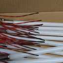 BEWAVE Chimney Sweep Kit, 20 FT Chimney Cleaning Kit with Nylon Flexible Rods, Rotary Drill Drive Chimney Brush Kit for Cleaning Fireplace Flue, 14 Rods