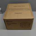 Matane Semi Flush Mount Ceiling Light, 4-Light 12inch Farmhouse Modern Light Fixture with X-Shape Cage, Industrial Rustic Ceiling Lamp for Kitchen, Dining Room, Bedroom, Hallway, Laundry Room, Black