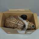 Moroccan Hanging Solar Lights Outdoor Lantern Bidirectional Availabili Garden Decor Waterproof Plastic Gold Decorations for Patio Pathway Yard Backyard Solar Powered Garden Decorative (2, gold)