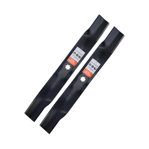 AM141034 42 inch Mower Blades for John Deere D130 D110 D105 D125 X300 Z225 LA135 Z235 42" Deck Lawn Tractor Replace AM137327 AM141032 (2 Pack)