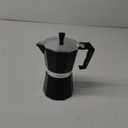 Primula Classic Stovetop Espresso and Coffee Maker, Moka Pot for Italian and Cuban Caf Brewing, Greca Coffee Maker, Cafeteras, 6 Espresso Cups, Black