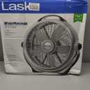 Lasko Wind Machine Fan, Air Circulator Fan with 3 Speeds, 20" Model 3300, Gray