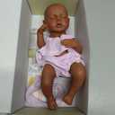 BABESIDE Lifelike Reborn Baby Dolls Daisy Black Girl- 12 Inch Body Realistic-Newborn Handmade Real Life Baby Dolls with Clothes and Toy Gift for Kids Age 3+