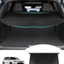 Powerty Cargo Cover for 2024 Toyota Grand Highlander Hybrid Max Platinum Accessories Trunk Cover Retractable Tonneau Cover Black