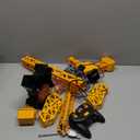 28-Inch RC Construction Tower Crane Toy for Kids, 4 Channel Remote Control Crane Toy with LED Light, Grabber, Log, Lifting Basket, 360 swivel, STEM Educational Learning Toys for Boys Ages 3 and Up