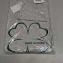 Womens Shamrock Loose Fall Clover St. Patricks Day Sweatshirts Crew Neck Fall Green Leaf Shirts Tunic Top Grey Shamrock 2XL (XXL)