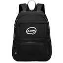 ZJLBDH 25L Classic Backpack, Polyester, Water Resistant, Multiple Front Zippered Pockets, Padded Back, Adjustable Straps (Black) Pack Of 5