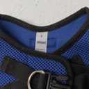 Best Pet Supplies - All Weather Mesh, Reflective, No Pull Harness for Small, Medium Dogs, Cats - Secure with Hook & Loop Fastener, Buckle, Double D-Rings - Royal Blue/Black Trim, L (L (Chest: 18 - 20.5"))