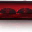 G-PLUS LED 3rd Brake Light Compatible with Truck Cap Topper Leer Are Century LED Recessed 3rd Third Brake Light Lamp AT-LED-36R Red Lens Chrome Housing Tercera Luz De Freno