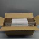 HORLIMER 9x6x4 inches Shipping Boxes Set of 25, White Corrugated Cardboard Box Literature Mailer