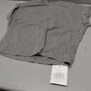 Tankaneo Womens Short Sleeve Cropped T-Shirts Summer Rolled Dolman Sleeve Crop Tops Casual Round Neck Solid Short Basic Tees (Gray, S)