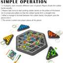 Chain Triangle Chess Game, Rubber Band Geoboard Chess Game, Strategy Board Games for Family Night Game, Family Games for Kids and Adults, 2 to 4 Players