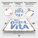Vintage Metal Sign La Dolce Vita Print Tin Signs For Man Cave, Garage, Living Roome, Cafe And Pub Wall Decor 8 X 12 Inch Funny Sign