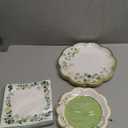 Kate Aspen Sage Green Party Decorations, Eucalyptus Floral Botanical Garden 62 Piece Plates and Napkins Party Supplies (16 Guests) Greenery Baby Shower Decorations & Bridal Shower Decor