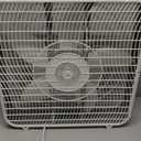 Simple Deluxe 20 Box Floor Fan, 3-Speed Cooling Fan with Aerodynamic Shaped Fan Blades, Convenient Carry Handle and Safety Grills, White