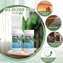 Wood Furniture Paint for Cabinets, Doors, Tables, Chairs and Dressers All In One Refinishing Matte Wood Paint Kit Water-Based No Need Prime No Varnish Easy to Use 6.35oz-1 Pack (Alchemist)