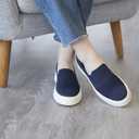 Dearfoams Women's Sophie Loafers (8, Cabernet Print)